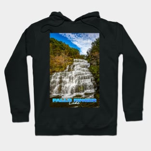 Hector Falls Finger Lakes New York Hoodie